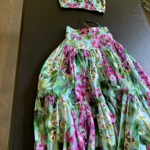 Dolce&Gabbana 2 piece corset top and skirt